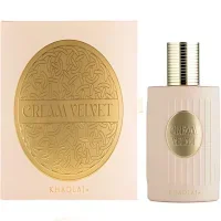 Cream Velvet Extrain Khadlaj